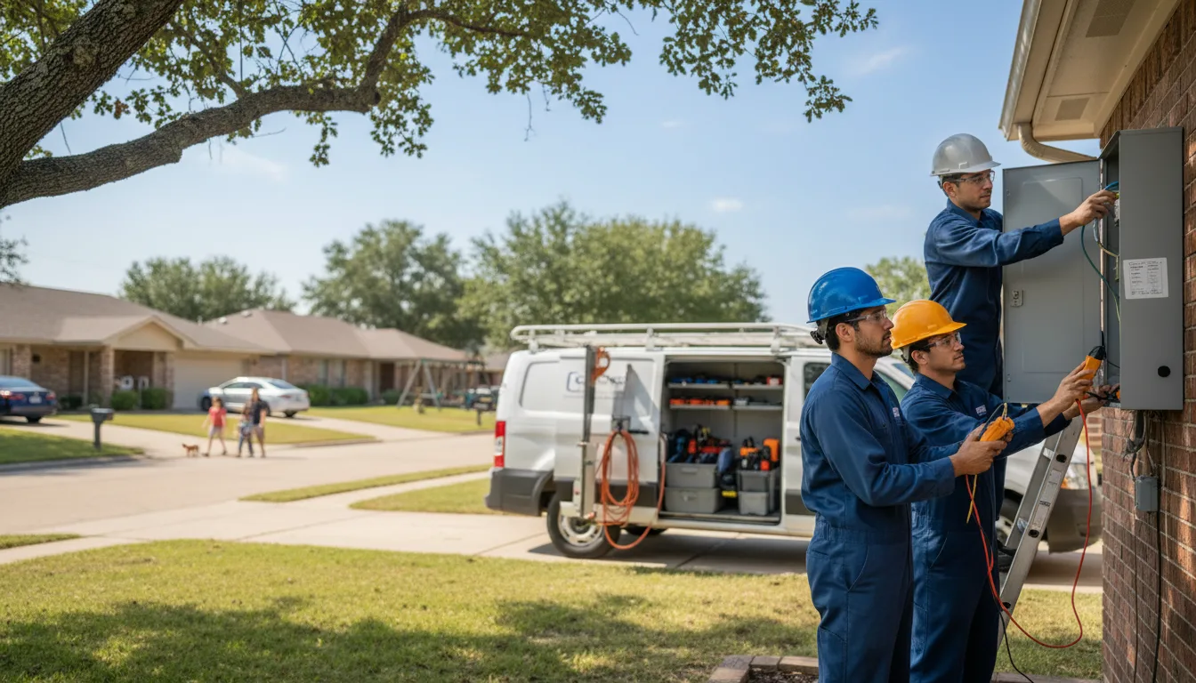 Certified electrician providing emergency electrical services in Atlantic, IA